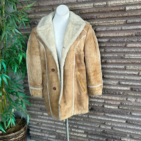 Field and Stream Gordon & Ferguson Suede Sherpa Lined Heavy Jacket Size 40 - Picture 14 of 14